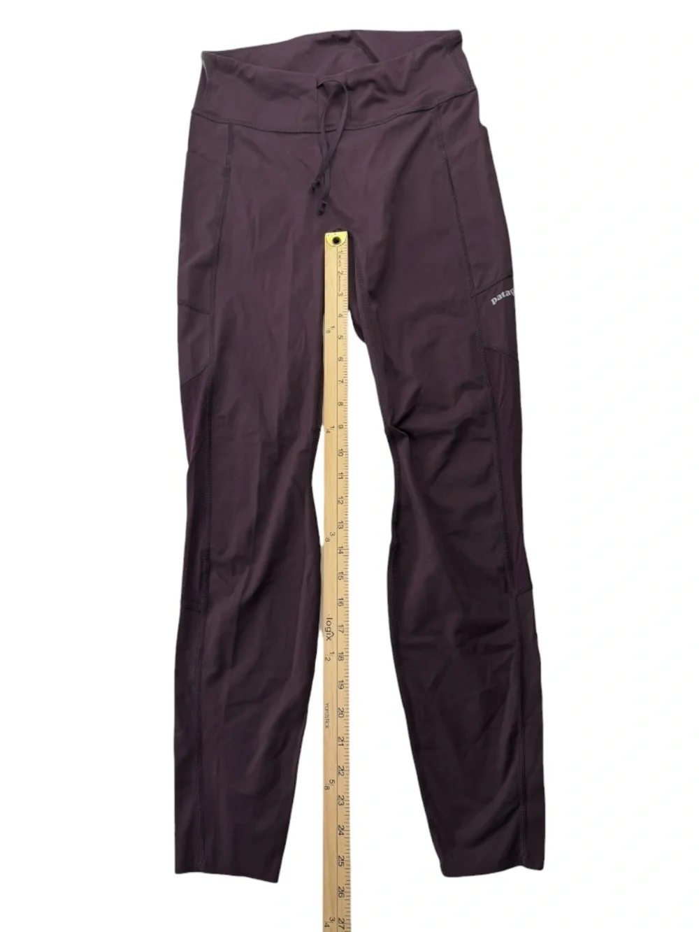 Patagonia Endless Run 7/8 Tights Obsidian Plum Purple Running Legging - Picture 6 of 8